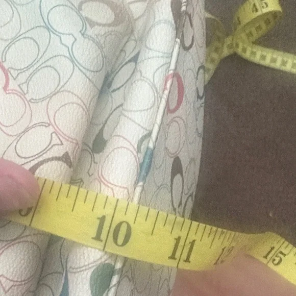 Coach Multicolor Signature Shoulder Bag with Tan Accents - Picture 7 of 7